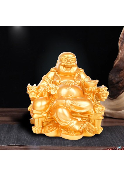 Reçine Buda Heykelleri Heykel Minyatür Figür Raf Koleksiyonu Altın (Yurt Dışından) fırsatları