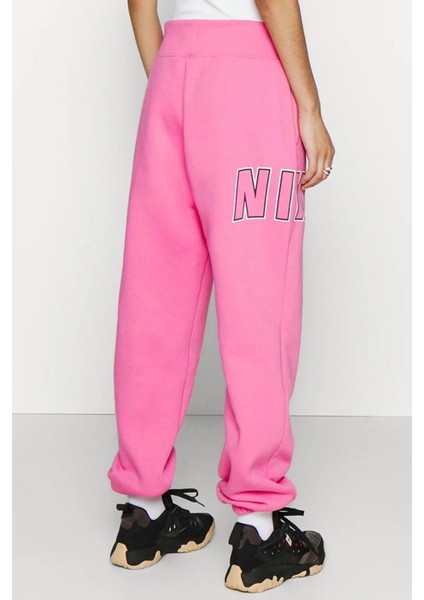 Phoenix Fleece High Waisted Oversized Sweatpant Oversize Eşofman Altı Pembe