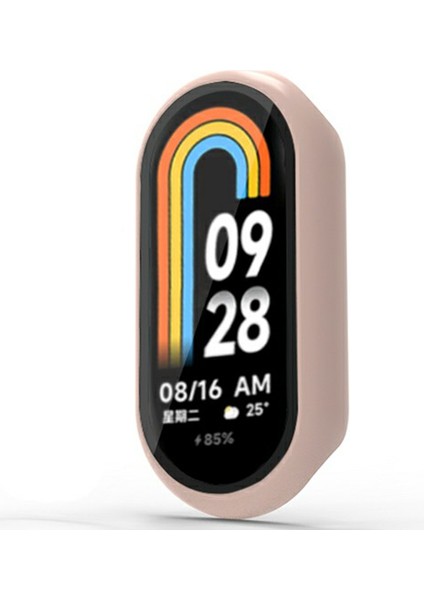 Xiaomi Mi Band 9 Seramik Sürümü Dahili Temperli Cam Filmli Anti-Drop Pc Izle Kılıfı (Yurt Dışından)