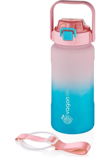 Su Matarası 1500ML VGN2213T Pembe Turkuaz