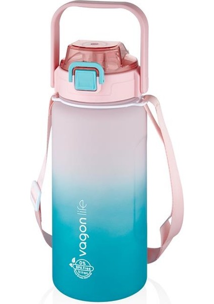 Su Matarası 1500ML VGN2213T Pembe Turkuaz