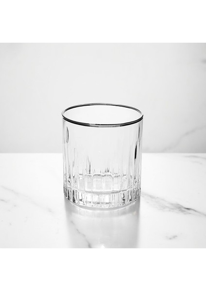 Timeless 6'lı Platin Rimli Su Bardağı Seti 310 ml