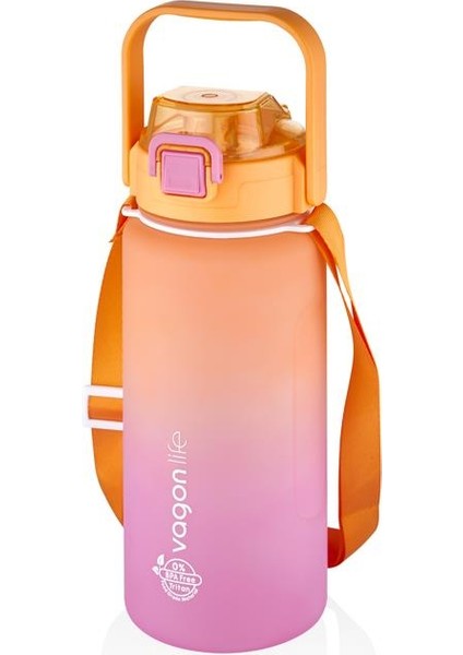 Su Matarası 1500ML VGN2213T Turuncu Mor fırsatları