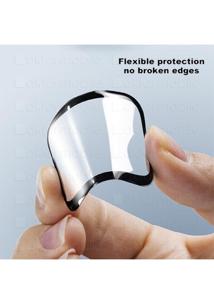 Apple Watch 10 46 mm Uyumlu Ekran Koruyucu 3D Tam Kapatan Kavisli Ppma Nano Cam