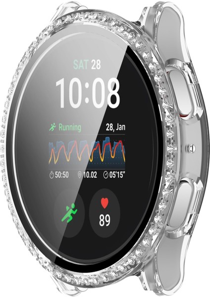 Samsung Galaxy Watch7 44MM Sert Pc Temperli Cam Filmli Tam Koruyucu Saat Kapağı (Yurt Dışından) fırsatları