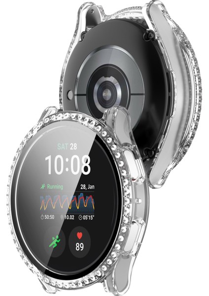 Samsung Galaxy Watch7 44MM Sert Pc Temperli Cam Filmli Tam Koruyucu Saat Kapağı (Yurt Dışından) indirimleri