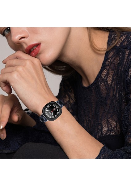Samsung Galaxy Watch Ultra 47MM Su Geçirmez Reçine Akrilik Saat Kayışı (Yurt Dışından) fırsatları