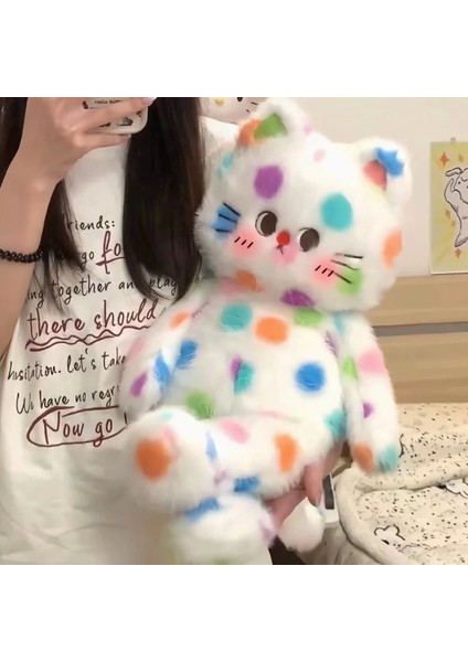 Yeni Puantiyeli Kedi Sevimli Yastık Yastık Sevgiliye Kedi Peluş Bebek (Yurt Dışından) modelleri