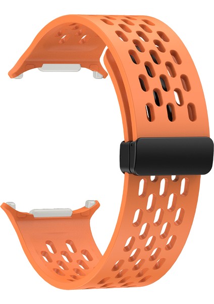 Samsung Galaxy Watch Ultra 47MM Silikon Manyetik Yedek Kayış (Yurt Dışından)