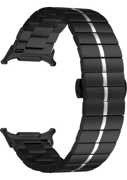 Samsung Galaxy Watch Ultra 47MM Şık Paslanmaz Çelik Saat Bandı (Yurt Dışından)