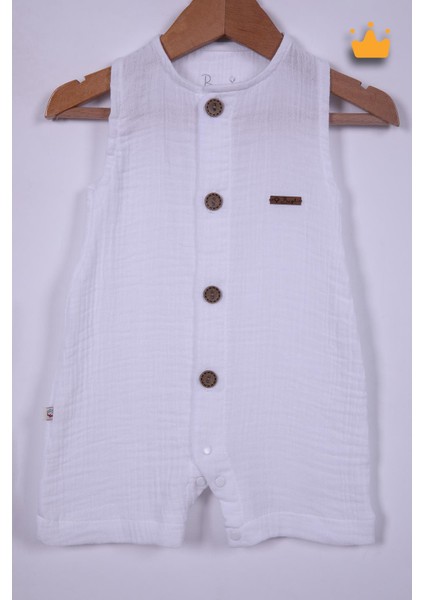 Begi %100 Pamuk Müslin Kız Erkek Bebek Geniş Askılı Çıtçıtlı Tulum 22405 fiyatları