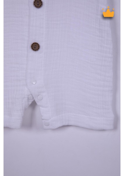 Begi %100 Pamuk Müslin Kız Erkek Bebek Geniş Askılı Çıtçıtlı Tulum 22405 indirimleri