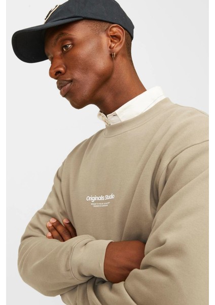 Originals Jorvesterbro Bisiklet Yaka Relaxed Fit Sweat Erkek Sweat 12241694 fırsatları