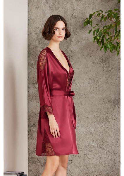 Pierre Cardin saten Gecelik Sabahlık Pijama Takım Şort Takım 6'lı Gelin Çeyiz Seti - 6000 modelleri