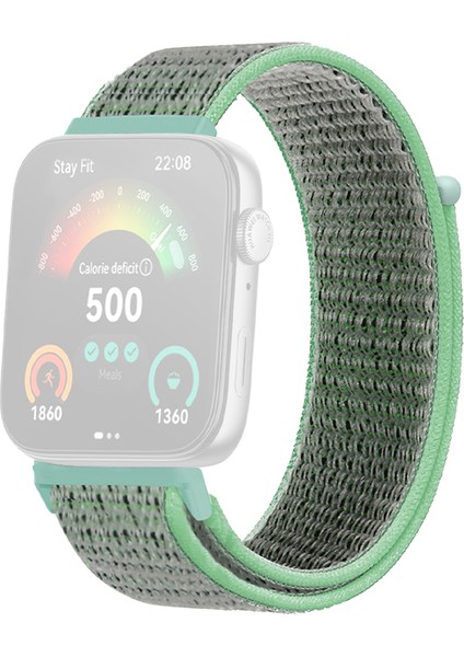 Huawei Watch Fit 3 Band Nefes Alabilir Örgülü Naylon Spor Ayarlanabilir Saat Kayışı (Yurt Dışından)