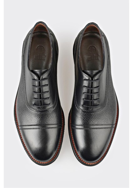 Siyah Deri Erkek Klasik Ayakkabı fırsatları