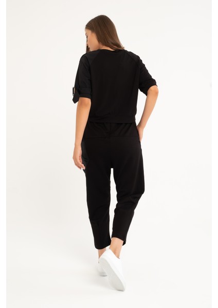 Kadın Siyah Kargo Cepli Pantolon fiyatları