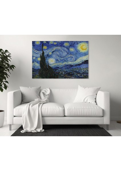 Yıldızlı Gece Kanvas Tablo Van Gogh Yıldızlı Gece Tablo