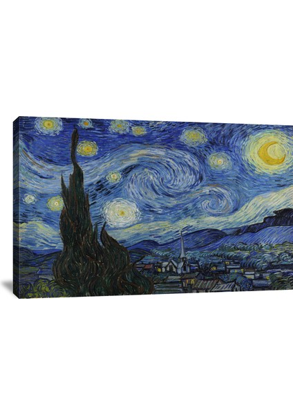 Yıldızlı Gece Kanvas Tablo Van Gogh Yıldızlı Gece Tablo