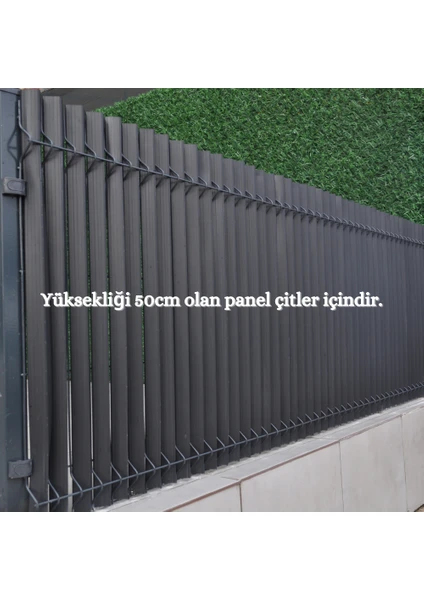 Renkli Evim Panel Tel Çit Kaplama  Pvc 50 x 250 cm