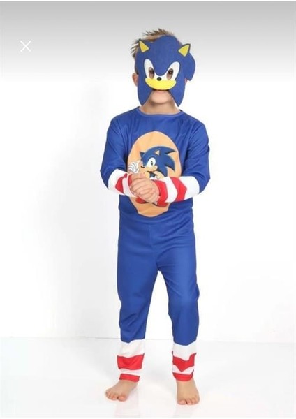 Süper Sonic Maskeli Çocuk Kostüm