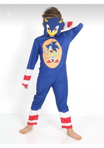 Süper Sonic Maskeli Çocuk Kostüm