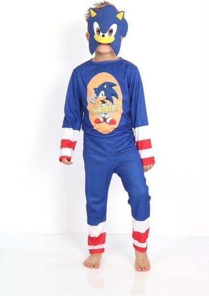 Süper Sonic Maskeli Çocuk Kostüm