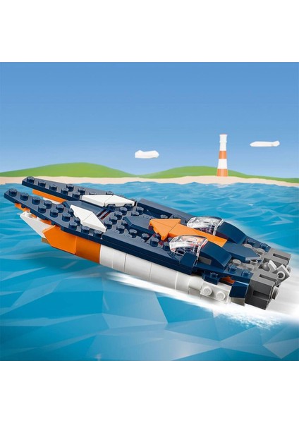 31126 LEGO Creator 3in1 - Süpersonik Jet 215 Parça +7 Yaş