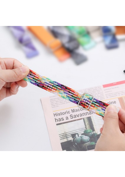 Huawei Watch Fit 3 Ayarlanabilir Naylon Örgülü Saat Bandı Dokuma Stil Bilek Kayışı (Yurt Dışından) modelleri