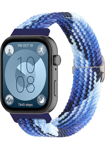 Huawei Watch Fit 3 Ayarlanabilir Naylon Örgülü Saat Bandı Dokuma Stil Bilek Kayışı (Yurt Dışından) indirimleri