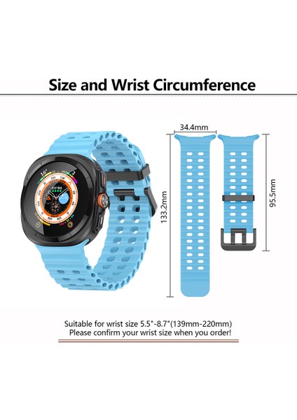 Samsung Galaxy Watch Ultra 47MM Yedek Silikon Saat Kayışı (Yurt Dışından) fırsatları