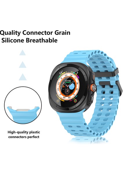 Samsung Galaxy Watch Ultra 47MM Yedek Silikon Saat Kayışı (Yurt Dışından) modelleri