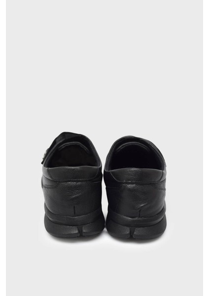 CPR-22348 Siyah Kadın Cırtlı Comfort Ayakkabı modelleri