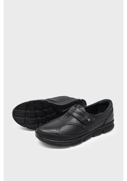 CPR-22348 Siyah Kadın Cırtlı Comfort Ayakkabı fırsatları