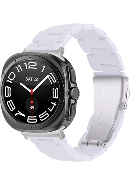 Samsung Galaxy Watch Ultra 47MM Su Geçirmez Reçine Akrilik Saat Kayışı (Yurt Dışından) fiyatları