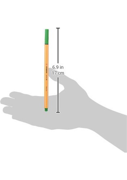 88/36 0,4 mm Keçe Uçlu Kalem Yeşil