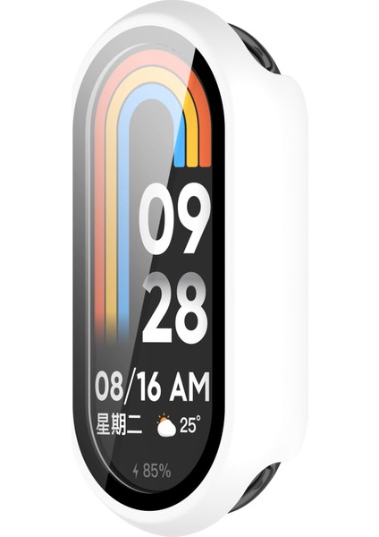 Xiaomi Mi Band 9/9 Nfc Parlak Pc Kapak Izle Çerçeve Kılıfı Temperli Cam Ekran Filmi (Yurt Dışından)