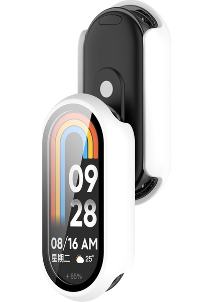 Xiaomi Mi Band 9/9 Nfc Parlak Pc Kapak Izle Çerçeve Kılıfı Temperli Cam Ekran Filmi (Yurt Dışından)