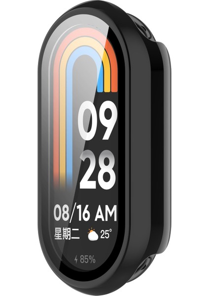 Xiaomi Mi Band 9/9 Nfc Parlak Pc Kapak Izle Çerçeve Kılıfı Temperli Cam Ekran Filmi (Yurt Dışından)