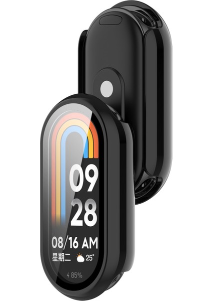Xiaomi Mi Band 9/9 Nfc Parlak Pc Kapak Izle Çerçeve Kılıfı Temperli Cam Ekran Filmi (Yurt Dışından)