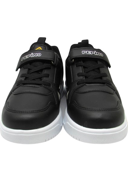 P-1564 Siyah / Sarı Unısex Çocuk Cırt Bağlı Spor Ayakkabı indirimleri