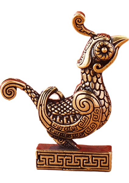 Mini Pirinç Serçe Heykeli Çay I Figürü Hatıra Çin El Sanatları (Yurt Dışından)