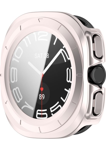 Samsung Galaxy Watch Ultra 47MM Pc Koruyucu Kılıf Temperli Cam Ekran Filmi (Yurt Dışından) indirimleri