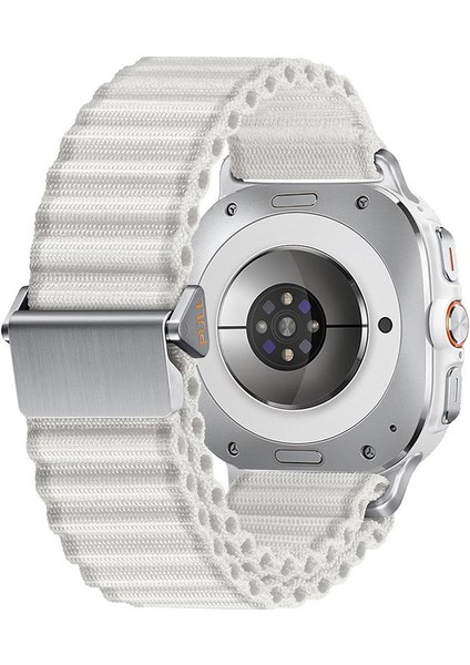 Samsung Galaxy Watch Ultra 47 mm Uyumlu Kumaş Kordon Naylon Hasır Örgü Kayış