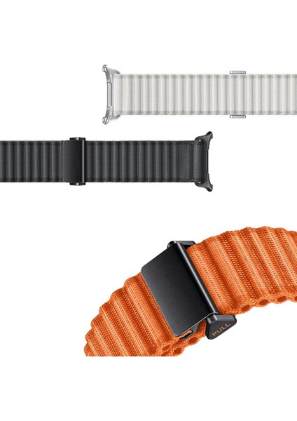Samsung Galaxy Watch Ultra 47 mm Uyumlu Kumaş Kordon Naylon Hasır Örgü Kayış indirimleri