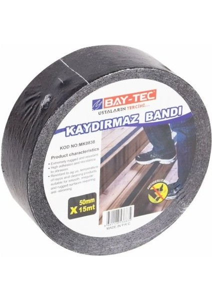 Baytec MK0838 Kaydırmazlık Bantı 50 MMX15 mt