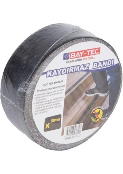 Baytec MK0840 Kaydırmazlık Bantı 50 MMX25 mt