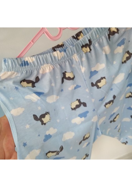 Kadın Kısa Kollu Kapri Penye Pijama Takımı fırsatları