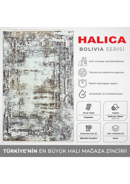 Bolıvıa PV28A 4 M2 Modern Salon Halısı