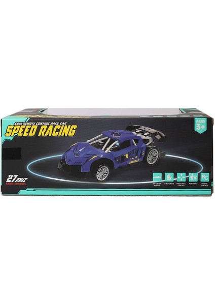 BY908-21B Kumandalı Şarjlı Speed Racing Araba 1:18 21 cm -Canem Oyuncak